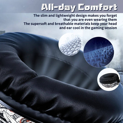 ONIKUMA K19 Professional Gaming Headphone with RGB LED Backlight - High - Quality Sound & Comfort - Saif Al Najmi KwGamingONIKUMASaif Al Najmi KwONIKUMA K19 Professional Gaming Headphone with RGB LED Backlight - High - Quality Sound & Comfort - Saif Al Najmi Kw