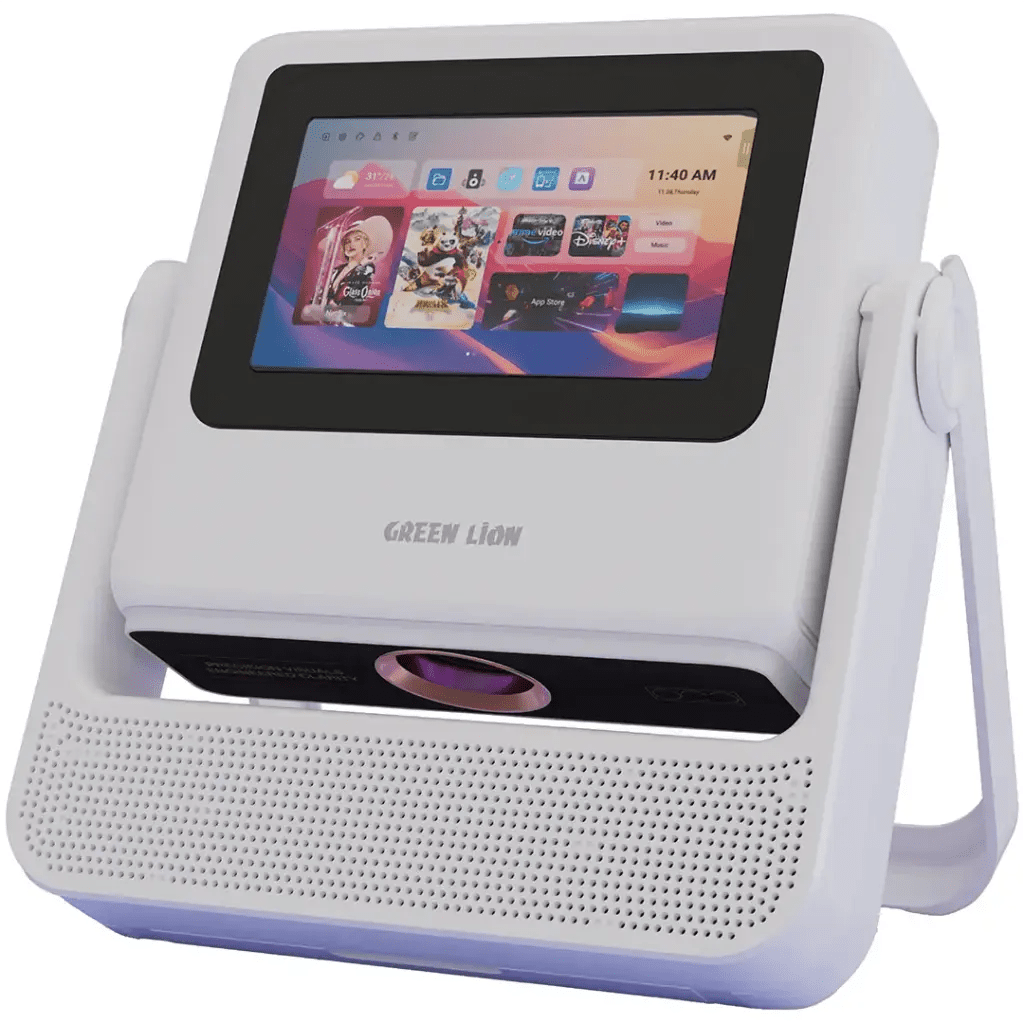 Orion 2 Smart Projector 4K Support Smart Display Green Lion - White - Saif Al Najmi KwSmart TVGreen LionSaif Al Najmi KwOrion 2 Smart Projector 4K Support Smart Display Green Lion - White