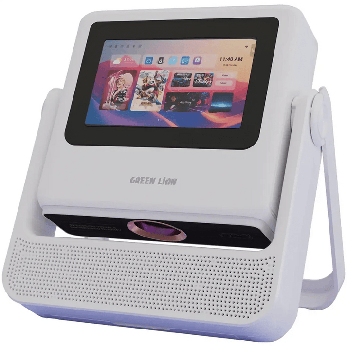 Orion 2 Smart Projector 4K Support Smart Display Green Lion - White - Saif Al Najmi KwSmart TVGreen LionSaif Al Najmi KwOrion 2 Smart Projector 4K Support Smart Display Green Lion - White