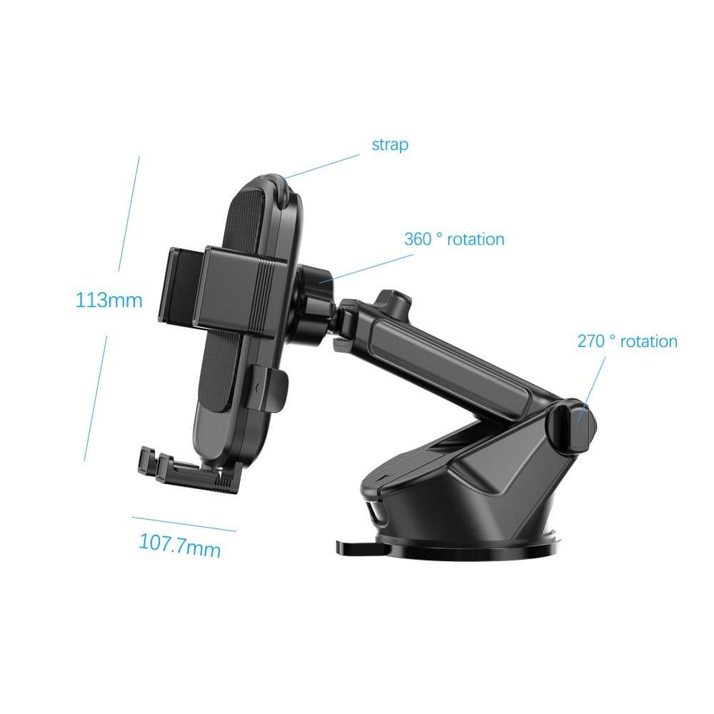 Earldom ET-EH264 Car Phone Holder – Suction Cup Mount