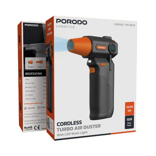 Porodo 160W High Speed Dust Blower 130000RPM Dual Battery - Saif Al Najmi KwgadgetsPorodoSaif Al Najmi KwPorodo 160W High Speed Dust Blower 130000RPM Dual Battery