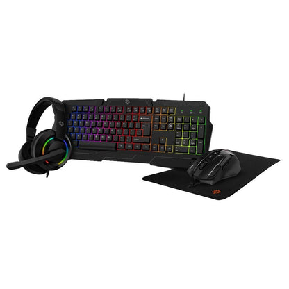 Porodo Gaming 4 in 1 Combo RGB Keyboard Mouse Headset with arabic keyboard - Saif Al Najmi KwGamingPorodoSaif Al Najmi KwPorodo Gaming 4 in 1 Combo RGB Keyboard Mouse Headset with arabic keyboard