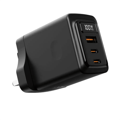 Porodo GaN 100W Multi - Port Wall Charger - Saif Al Najmi KwWall ChargerPorodoSaif Al Najmi KwPorodo GaN 100W Multi - Port Wall Charger - Saif Al Najmi Kw