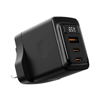 Porodo GaN 65W Multi - Port Wall Charger - Saif Al Najmi KwWall ChargerPorodoSaif Al Najmi KwPorodo GaN 65W Multi - Port Wall Charger