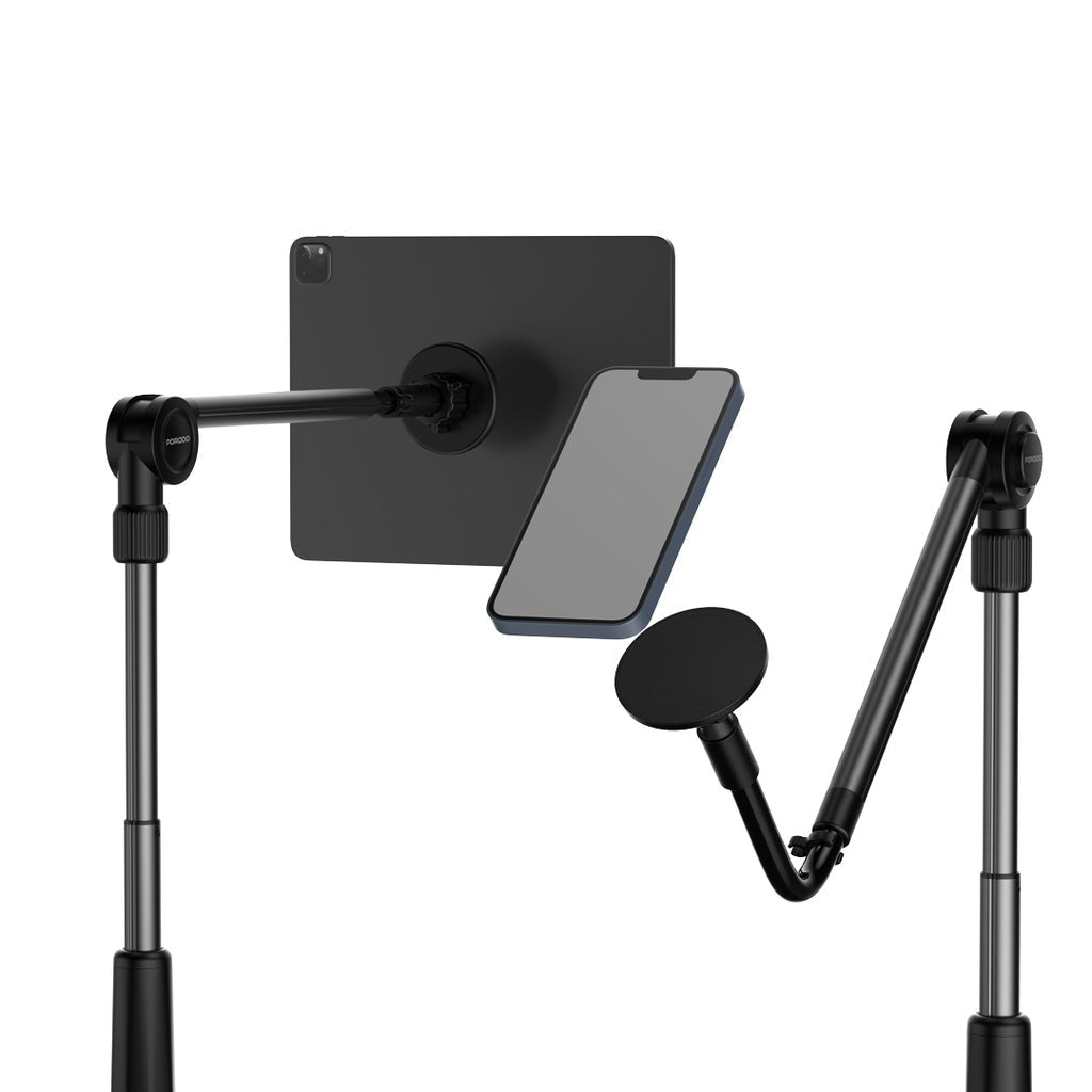 Porodo Lazy Man Magnetic Phone Stand 92CM Flexible Holder - Saif Al Najmi KwPhone HolderPorodoSaif Al Najmi KwPorodo Lazy Man Magnetic Phone Stand 92CM Flexible Holder