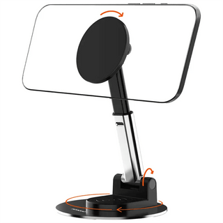 Porodo Magnetic Phone Holder with Adjustable Telescopic Rod Black - Saif Al Najmi KwPhone HolderPorodoSaif Al Najmi KwPorodo Magnetic Phone Holder with Adjustable Telescopic Rod Black