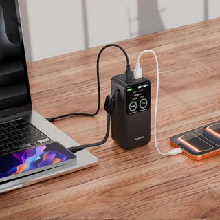 Porodo POLO II 20000mAh Power Bank Built - in USB - C - Black - Saif Al Najmi KwPower BankPorodoSaif Al Najmi KwPorodo POLO II 20000mAh Power Bank Built - in USB - C - Black
