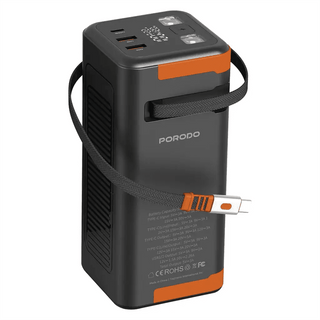 Porodo Power Boost 50000mAh Power Bank with Retractable Type - C Cable - Black - Saif Al Najmi KwPower BankPorodoSaif Al Najmi KwPorodo Power Boost 50000mAh Power Bank with Retractable Type - C Cable - Black - Saif Al Najmi Kw