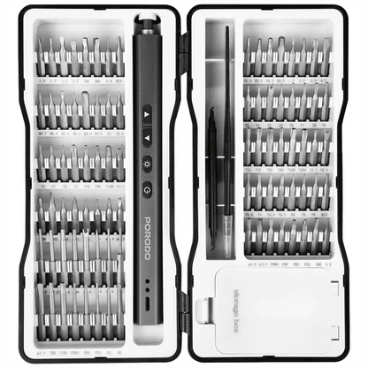 Porodo TechFix 97 - In - 1 Electric Precision Screwdriver Kit Black - Saif Al Najmi KwTOOLKITPorodoSaif Al Najmi KwPorodo TechFix 97 - In - 1 Electric Precision Screwdriver Kit Black