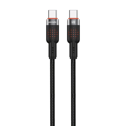 Porodo USB C to USB C Aluminum Braided Fast Charging Cable - Saif Al Najmi KwData CablesPorodoSaif Al Najmi KwPorodo USB C to USB C Aluminum Braided Fast Charging Cable