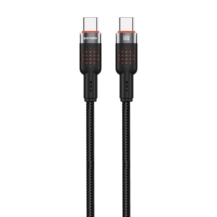 Porodo USB C to USB C Aluminum Braided Fast Charging Cable - Saif Al Najmi KwData CablesPorodoSaif Al Najmi KwPorodo USB C to USB C Aluminum Braided Fast Charging Cable