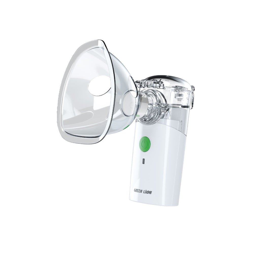 Portable Nebulizer Mesh Inhaler USB Rechargeable Green Lion - White - Saif Al Najmi KwnebulizerSaif Al Najmi KwSaif Al Najmi KwPortable Nebulizer Mesh Inhaler USB Rechargeable Green Lion - White