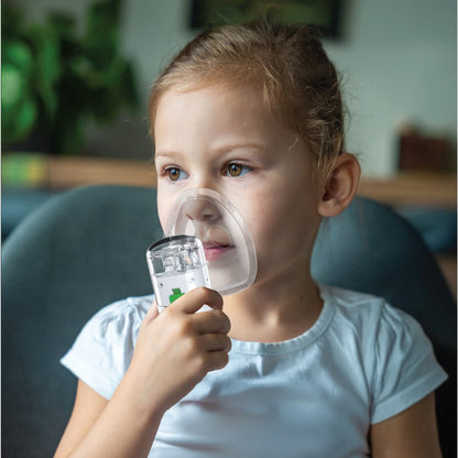Portable Nebulizer Mesh Inhaler USB Rechargeable Green Lion - White - Saif Al Najmi KwnebulizerSaif Al Najmi KwSaif Al Najmi KwPortable Nebulizer Mesh Inhaler USB Rechargeable Green Lion - White