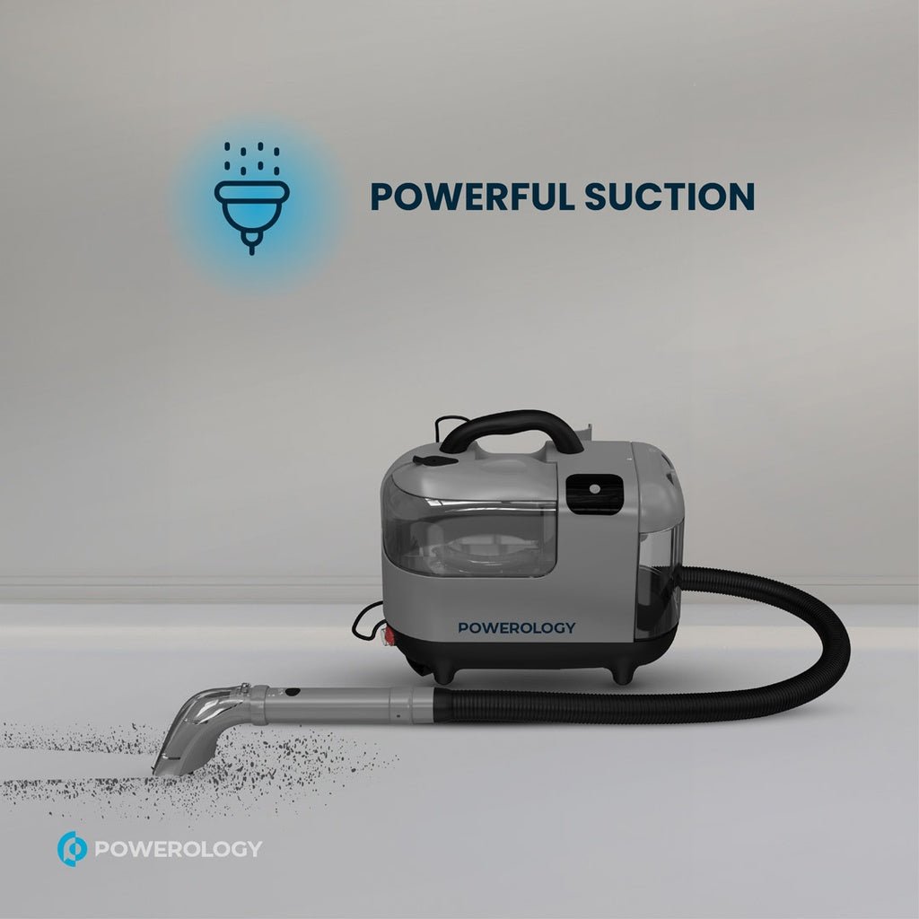 Powerology 1200W Spot & Stain Cleaner Hot Water Steam - Black - Saif Al Najmi KwSpot CleanerPowerologySaif Al Najmi KwPowerology 1200W Spot & Stain Cleaner Hot Water Steam - Black