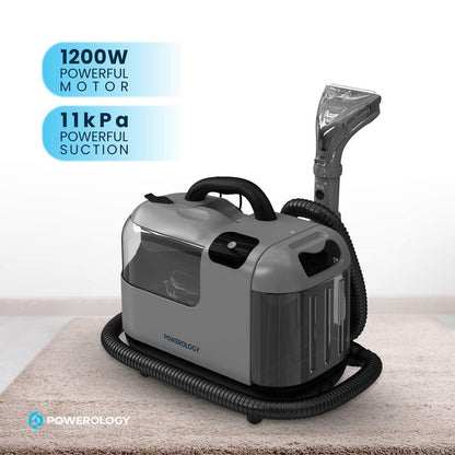 Powerology 1200W Spot & Stain Cleaner Hot Water Steam - Black - Saif Al Najmi KwSpot CleanerPowerologySaif Al Najmi KwPowerology 1200W Spot & Stain Cleaner Hot Water Steam - Black