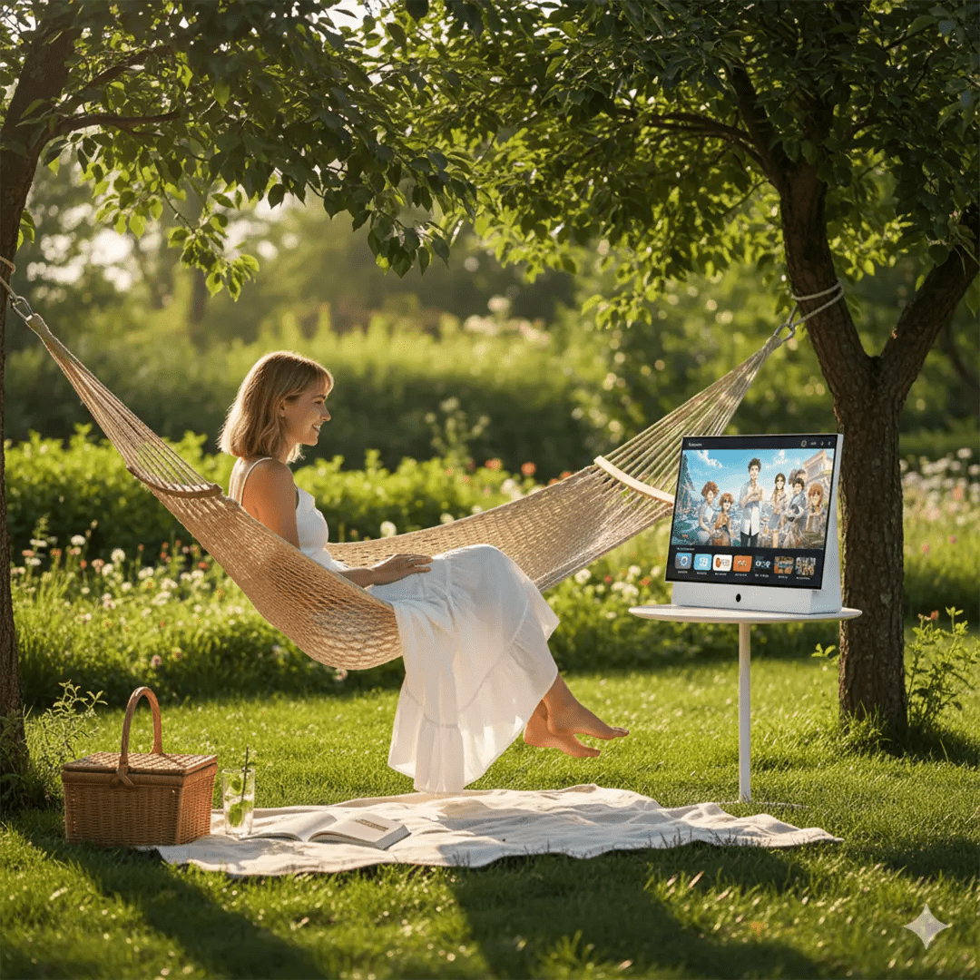 Powerology 27 Inch Portable FHD Smart TV Android 14 38400mAh - Saif Al Najmi KwgadgetspowerologySaif Al Najmi KwPowerology 27 Inch Portable FHD Smart TV Android 14 38400mAh