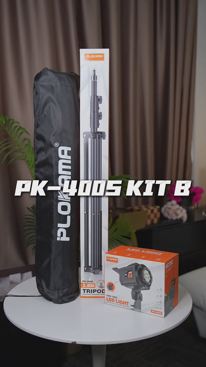 PLOKAMA PK-400S Kit B 100W LED Soft Light with 2.8m Tripod