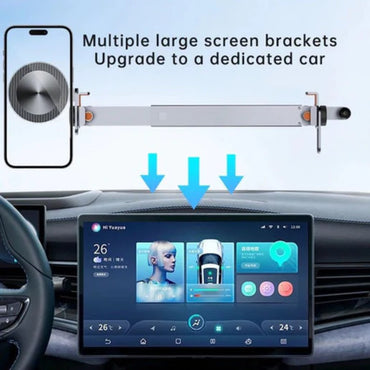 MagSafe Car Stand P11S - Magnetic Wireless Charging Mount for iPhone - Saif Al Najmi Kw