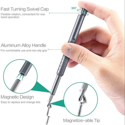 Stainless Steel PROFESSIONAL HARDWARE TOOLS 6024 - Precision Mobile & Laptop Repairing Tool Kit - Saif Al Najmi Kw