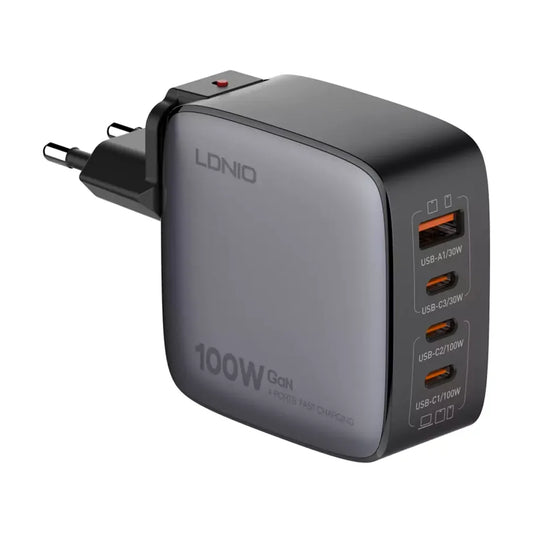 LDNIO Q408 100W GaN Super Fast Charger - Saif Al Najmi Kw