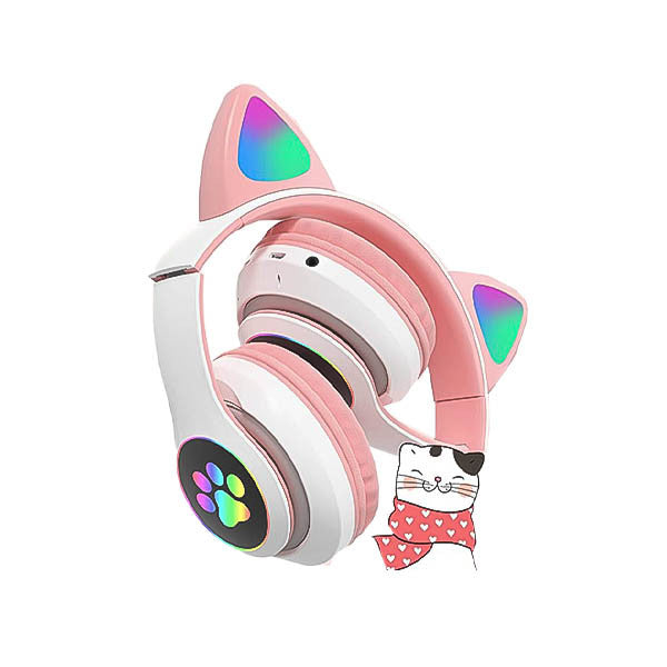 Cute Cat Stereo Foldable Wireless Headsets - Saif Al Najmi Kw
