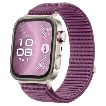 Huawei Watch Fit 3/4/4 Pro Nylon Loop Strap – Breathable Wristband