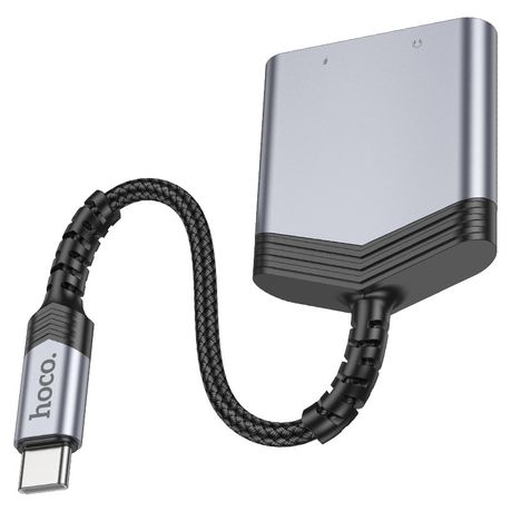 Hoco Adapter Type-C to Type-C + 3.5mm “LS39” audio converter