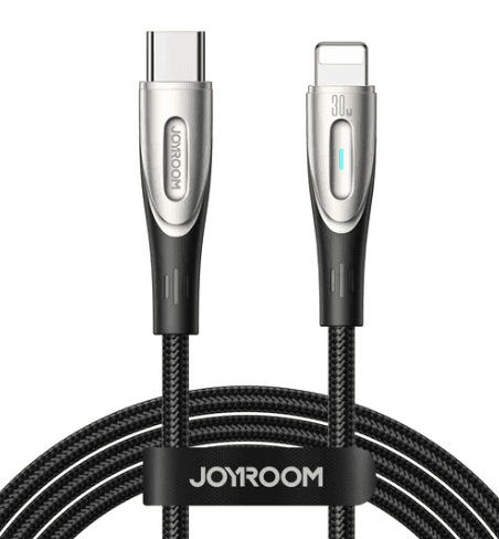 SA27 - CC5/SA27 - CL3 Fast Charging Cable – Type - C to Type - C / Type - C to Lightning, 1.2M, Black - Saif Al Najmi KwData CablesJOYROOMSaif Al Najmi KwType C to LightningSA27 - CC5/SA27 - CL3 Fast Charging Cable – Type - C to Type - C / Type - C to Lightning, 1.2M, Black