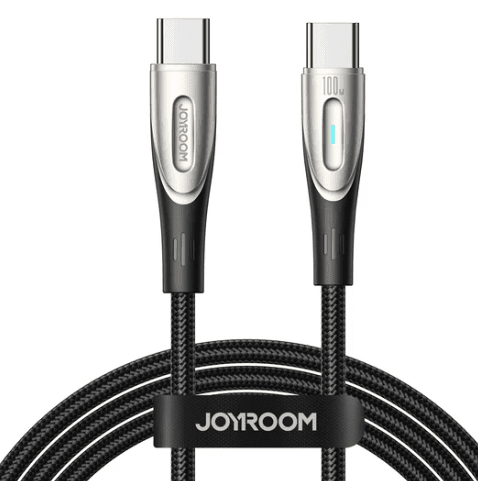 SA27 - CC5/SA27 - CL3 Fast Charging Cable – Type - C to Type - C / Type - C to Lightning, 1.2M, Black - Saif Al Najmi KwData CablesJOYROOMSaif Al Najmi KwType C to Type CSA27 - CC5/SA27 - CL3 Fast Charging Cable – Type - C to Type - C / Type - C to Lightning, 1.2M, Black