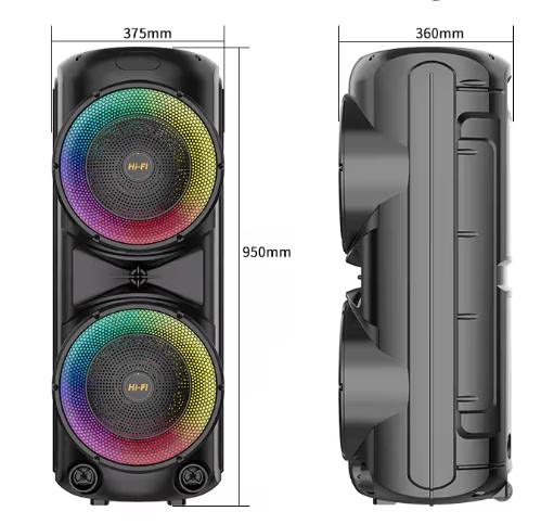 SING E ZQS - 12206 Tower Party Speaker – 40W Dual Bass, RGB Lighting - Saif Al Najmi KwSpeakerSING - ESaif Al Najmi KwSING E ZQS - 12206 Tower Party Speaker – 40W Dual Bass, RGB Lighting