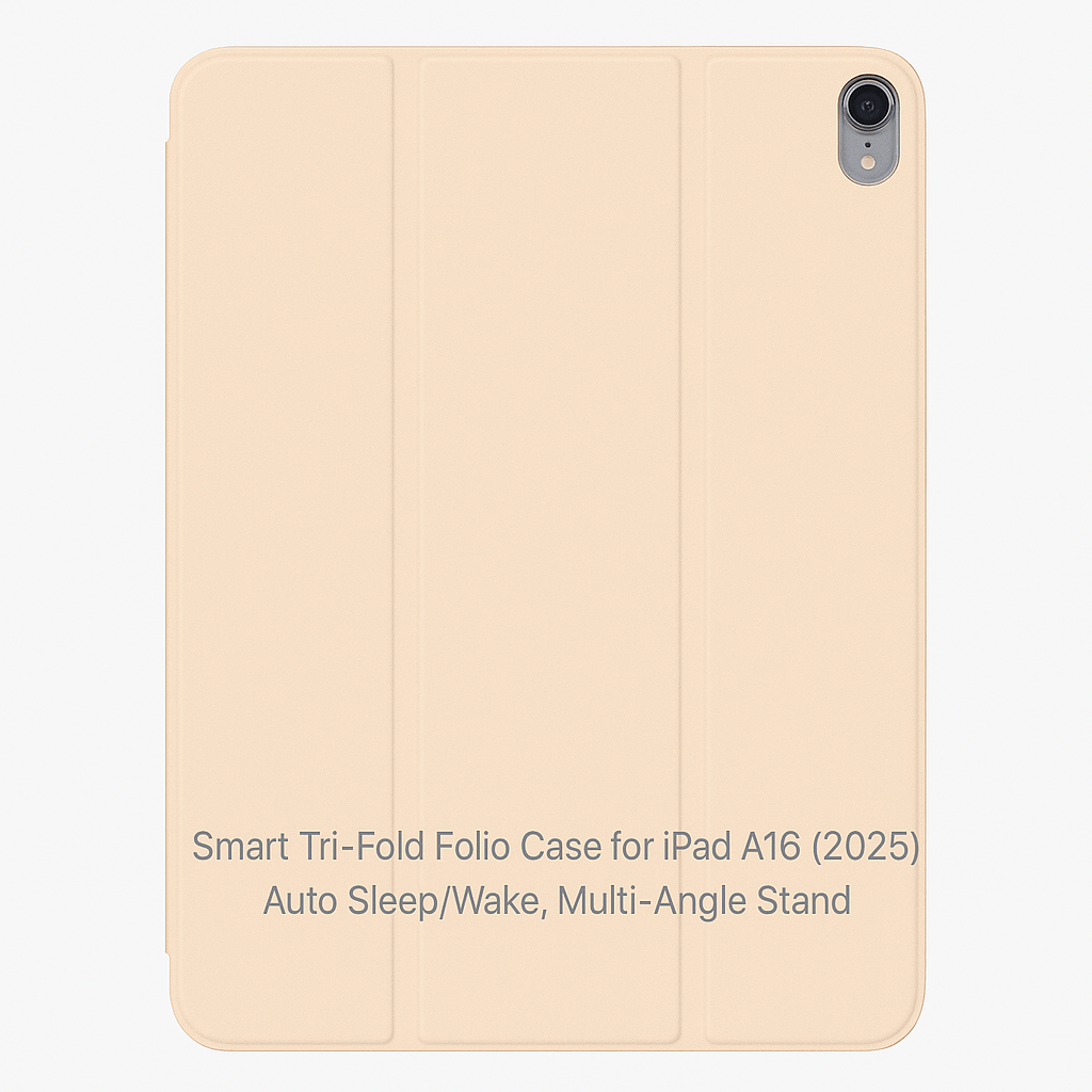 Smart Tri - Fold Folio Case for HUAWEI MatePad SE 11 – Magnetic Cover & Stand - Saif Al Najmi KwIPAD COVERSSaif Al Najmi KwSaif Al Najmi KwBeigeSmart Tri - Fold Folio Case for HUAWEI MatePad SE 11 – Magnetic Cover & Stand