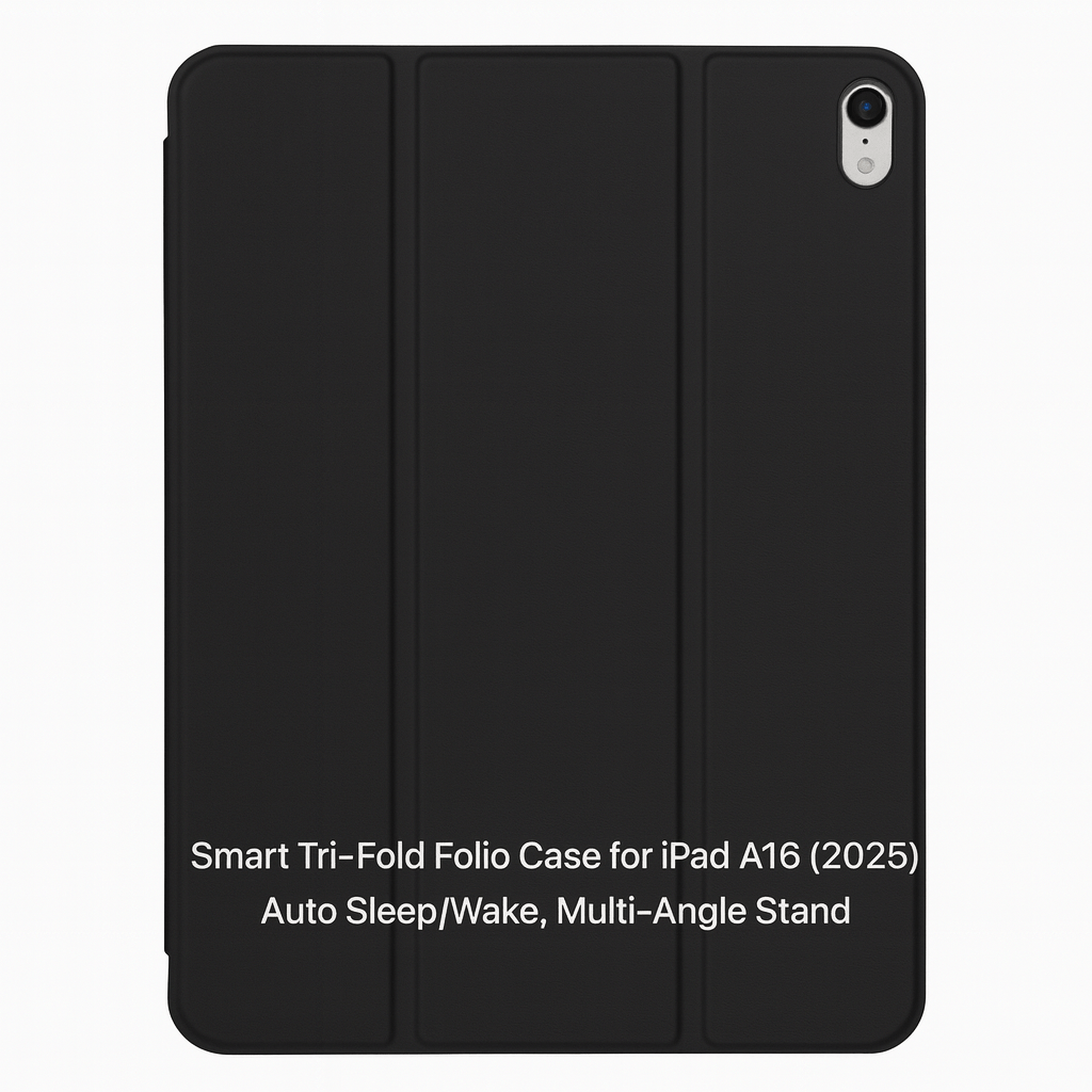 Smart Tri - Fold Folio Case for HUAWEI MatePad SE 11 – Magnetic Cover & Stand - Saif Al Najmi KwIPAD COVERSSaif Al Najmi KwSaif Al Najmi KwBlackSmart Tri - Fold Folio Case for HUAWEI MatePad SE 11 – Magnetic Cover & Stand