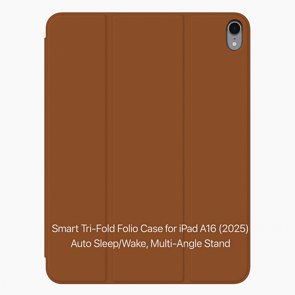 Smart Tri - Fold Folio Case for HUAWEI MatePad SE 11 – Magnetic Cover & Stand - Saif Al Najmi KwIPAD COVERSSaif Al Najmi KwSaif Al Najmi KwBrownSmart Tri - Fold Folio Case for HUAWEI MatePad SE 11 – Magnetic Cover & Stand