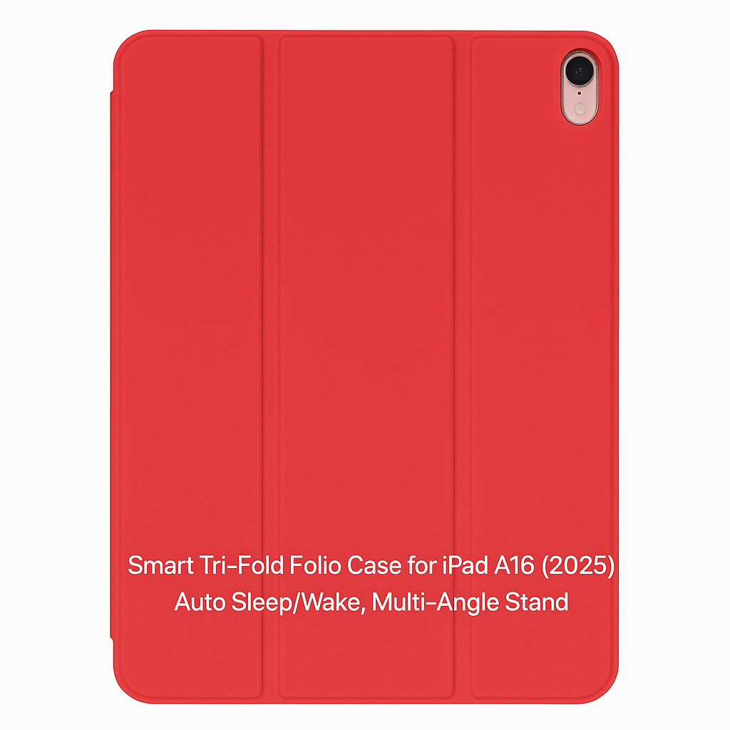 Smart Tri - Fold Folio Case for HUAWEI MatePad SE 11 – Magnetic Cover & Stand - Saif Al Najmi KwIPAD COVERSSaif Al Najmi KwSaif Al Najmi KwRedSmart Tri - Fold Folio Case for HUAWEI MatePad SE 11 – Magnetic Cover & Stand