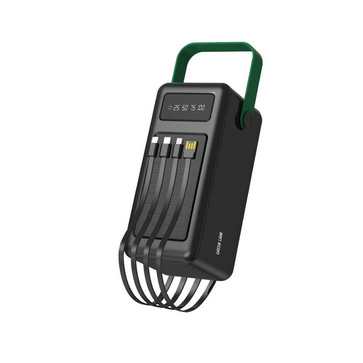 Solar 80,000mAh Power Bank Green Lion Solar Max Fast Charging - Black - Saif Al Najmi KwPower BanksGreen LionSaif Al Najmi KwSolar 80,000mAh Power Bank Green Lion Solar Max Fast Charging - Black