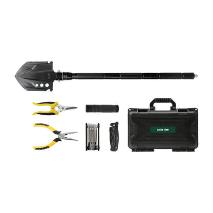 Survival X9 Outdoor Tool Kit Green Lion Multi - Tool Set - Black - Saif Al Najmi KwTOOLKITGreen LionSaif Al Najmi KwSurvival X9 Outdoor Tool Kit Green Lion Multi - Tool Set - Black