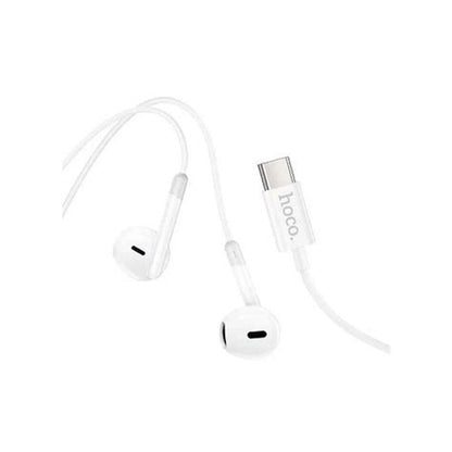 M109 Type-C Sunny digital wire control earphones with microphone - white - Saif Al Najmi Kw