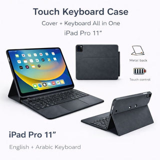 Touch Keyboard Case for iPad Pro 11″ – English & Arabic - Saif Al Najmi KwIPAD COVERSSaif Al Najmi KwSaif Al Najmi KwTouch Keyboard Case for iPad Pro 11″ – English & Arabic