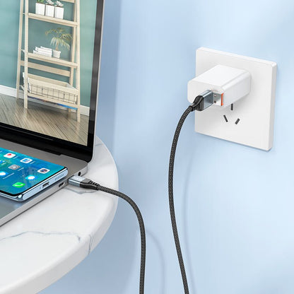 U128 Viking 2 - in - 1 charging data cable USB/Type - C to Type - C - Saif Al Najmi KwData CablesHocoSaif Al Najmi KwHOCO U128 PD132630U128 Viking 2 - in - 1 charging data cable USB/Type - C to Type - C - Saif Al Najmi Kw