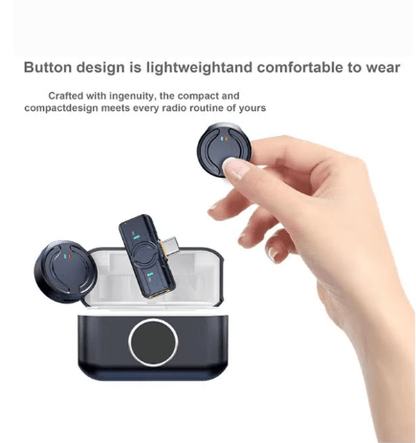 VIPLATINA VR11 TYPE - C Wireless Lavalier Microphone – Dual Mic System with Noise Cancellation & 24H Battery Life - Saif Al Najmi KwMicrophonesviplatinaSaif Al Najmi KwVIPLATINA VR11 TYPE - C Wireless Lavalier Microphone – Dual Mic System with Noise Cancellation & 24H Battery Life