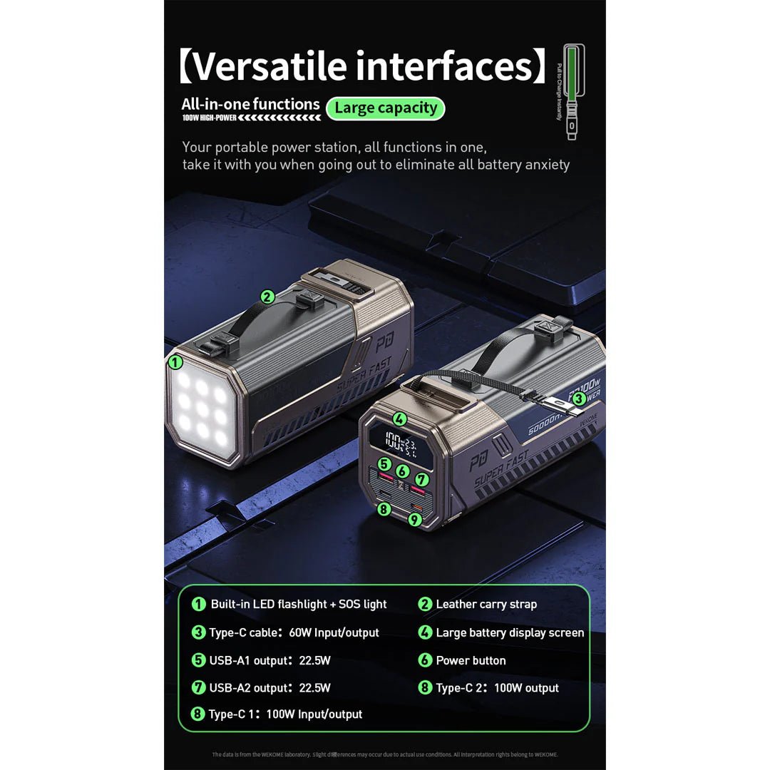 WEKOME 22.5W Mini Capsule Power Bank (Silver/Gold) - Saif Al Najmi KwPower BankswekomeSaif Al Najmi KwSilverWEKOME 22.5W Mini Capsule Power Bank (Silver/Gold)