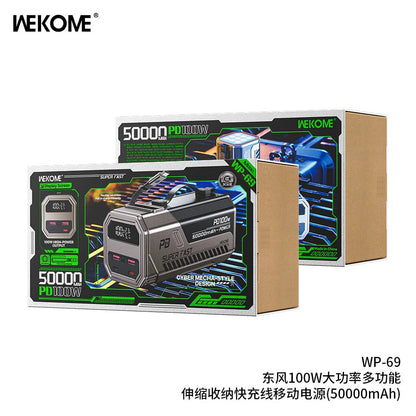 WEKOME 22.5W Mini Capsule Power Bank (Silver/Gold) - Saif Al Najmi KwPower BankswekomeSaif Al Najmi KwSilverWEKOME 22.5W Mini Capsule Power Bank (Silver/Gold)