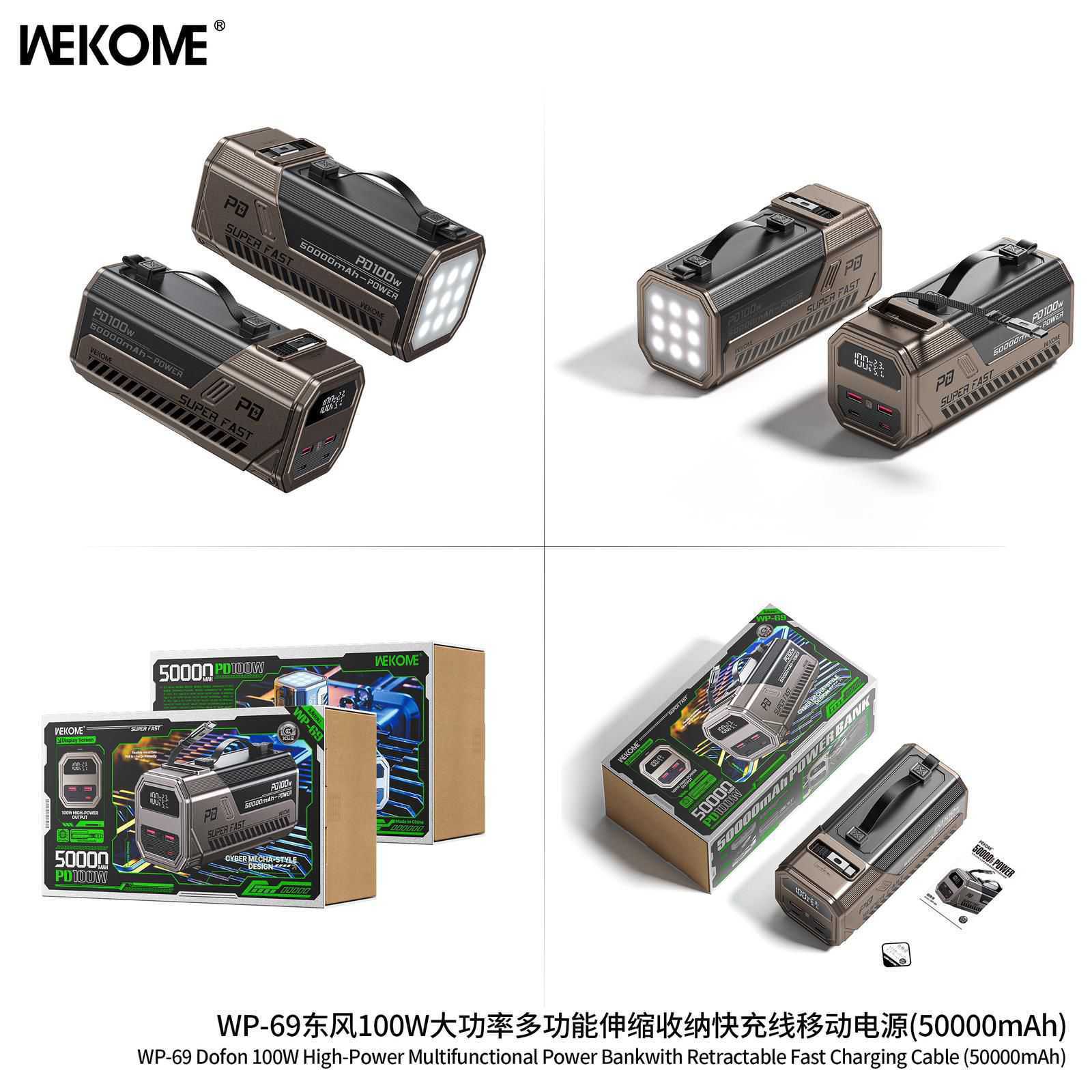 WEKOME 22.5W Mini Capsule Power Bank (Silver/Gold) - Saif Al Najmi KwPower BankswekomeSaif Al Najmi KwSilverWEKOME 22.5W Mini Capsule Power Bank (Silver/Gold)