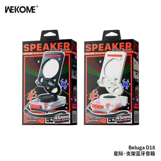 WEKOME Beluga D18 Wireless Speaker with Stand - Portable Bluetooth Speaker with Superior Sound Quality - Saif Al Najmi KwMobile StandswekomeSaif Al Najmi KwBlackWEKOME Beluga D18 Wireless Speaker with Stand - Portable Bluetooth Speaker with Superior Sound Quality - Saif Al Najmi Kw