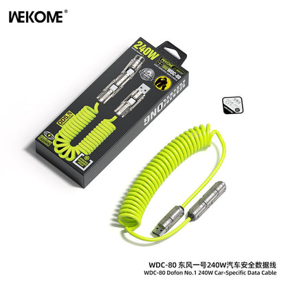 WEKOME WDC - 80 – Dofon No.1 240W Car - Specific Data Cable (Coiled) - Saif Al Najmi KwData CableswekomeSaif Al Najmi KwBlackWEKOME WDC - 80 – Dofon No.1 240W Car - Specific Data Cable (Coiled)
