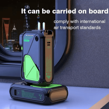 WEKOME WP - 91S 9 - in - 1 Wireless Power Bank 22.5W 20000mAh – Built - in Cables & Stand - Saif Al Najmi KwWireless Power BankswekomeSaif Al Najmi KwWEKOME WP - 91S 9 - in - 1 Wireless Power Bank 22.5W 20000mAh – Built - in Cables & Stand