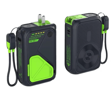 WEKOME WP - 91S 9 - in - 1 Wireless Power Bank 22.5W 20000mAh – Built - in Cables & Stand - Saif Al Najmi KwWireless Power BankswekomeSaif Al Najmi KwWEKOME WP - 91S 9 - in - 1 Wireless Power Bank 22.5W 20000mAh – Built - in Cables & Stand