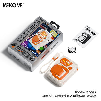 WEKOME WP - U95 – Cyberpunk Mecha Style Power Bank (20000mAh) - Saif Al Najmi KwPower BankswekomeSaif Al Najmi KwWhite/OrangeWEKOME WP - U95 – Cyberpunk Mecha Style Power Bank (20000mAh)