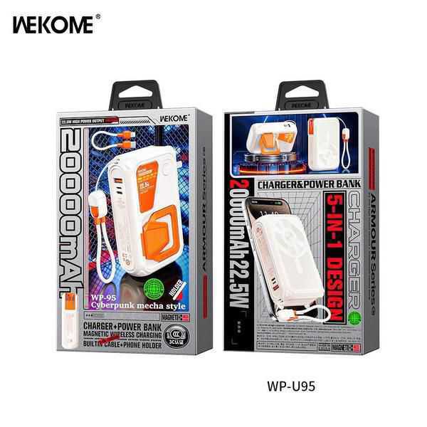 WEKOME WP - U95 – Cyberpunk Mecha Style Power Bank (20000mAh) - Saif Al Najmi KwPower BankswekomeSaif Al Najmi KwWhite/OrangeWEKOME WP - U95 – Cyberpunk Mecha Style Power Bank (20000mAh)