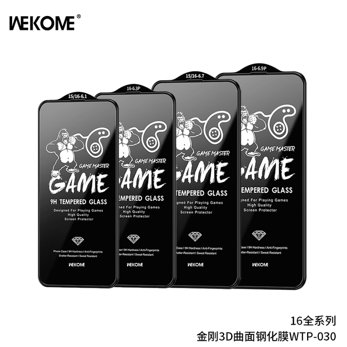 WEKOME WTP - 030 Kingkong 3D Curved Gaming Screen Protector for iPhone Frostbow - Saif Al Najmi KwScreen GaurdswekomeSaif Al Najmi Kw11 PRO MAXWEKOME WTP - 030 Kingkong 3D Curved Gaming Screen Protector for iPhone Frostbow - Saif Al Najmi Kw
